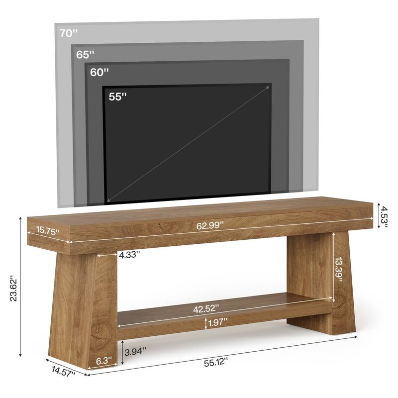 63-Inch TV Stand for 55/60/65/70-Inch TVs
