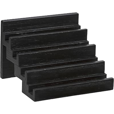 Wood Stairstep Coaster Holder