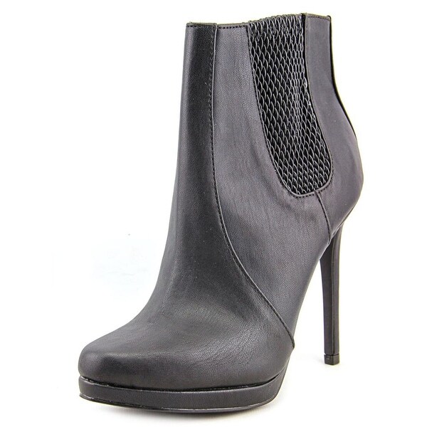 Mia Tanya Women Round Toe Synthetic Black Ankle Boot