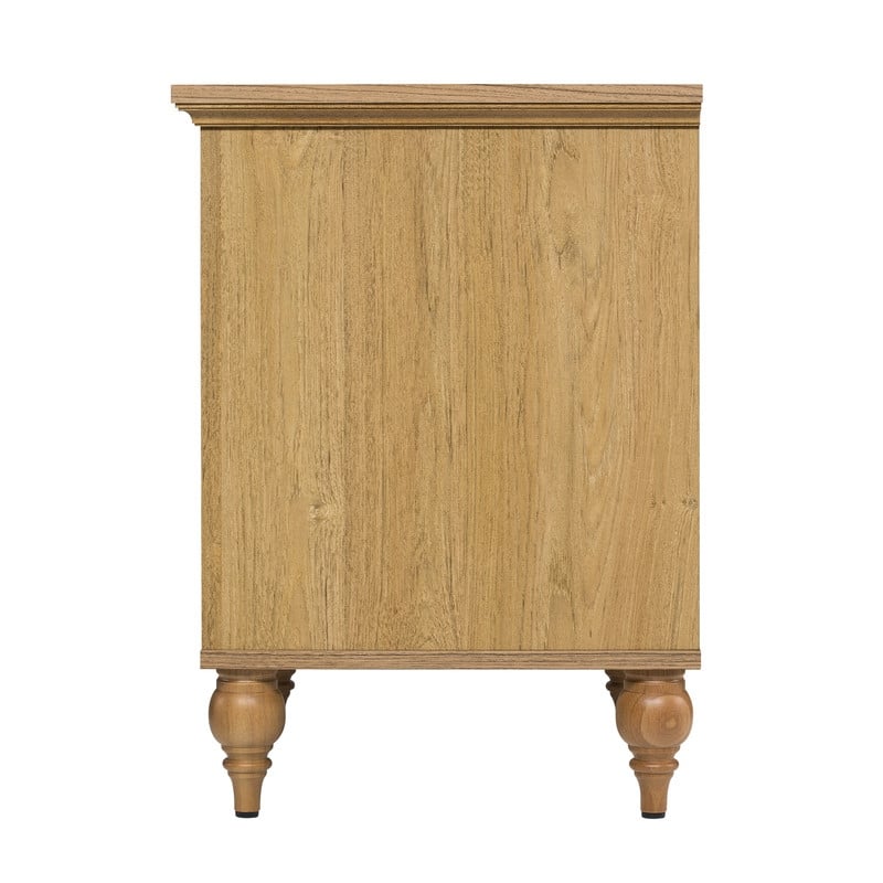Newcomb Brown 2 Drawer Nightstand