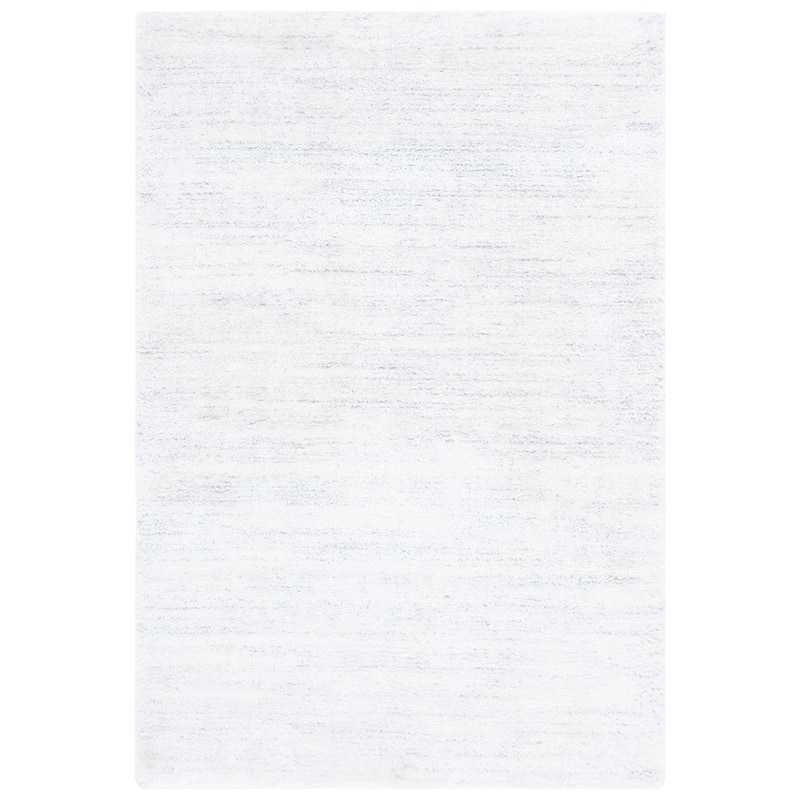 SAFAVIEH Jasmine Renae Glam 1.6-inch Shag Rug - 8' x 10' - Ivory/Light Grey