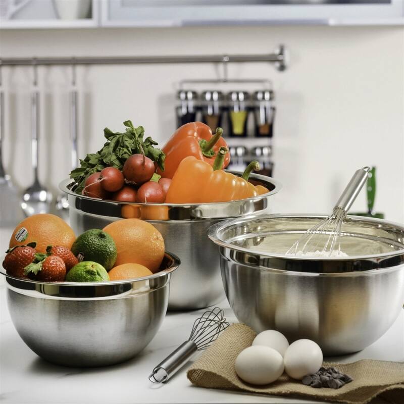Deep Professional Stainless Steel Mixing Bowl