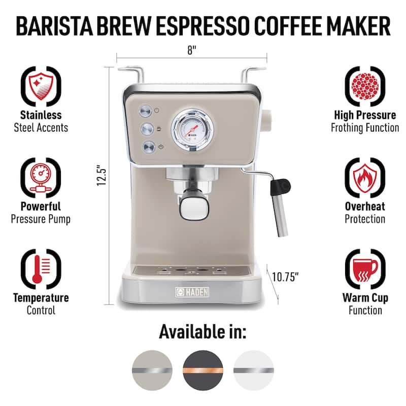 HADEN Barista Brew Espresso Machine
