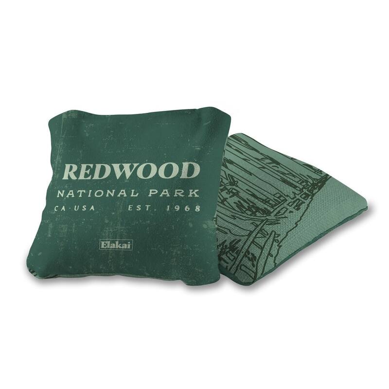Redwoods National Park Dual Sided Pro Cornhole Bags (Set of 4)