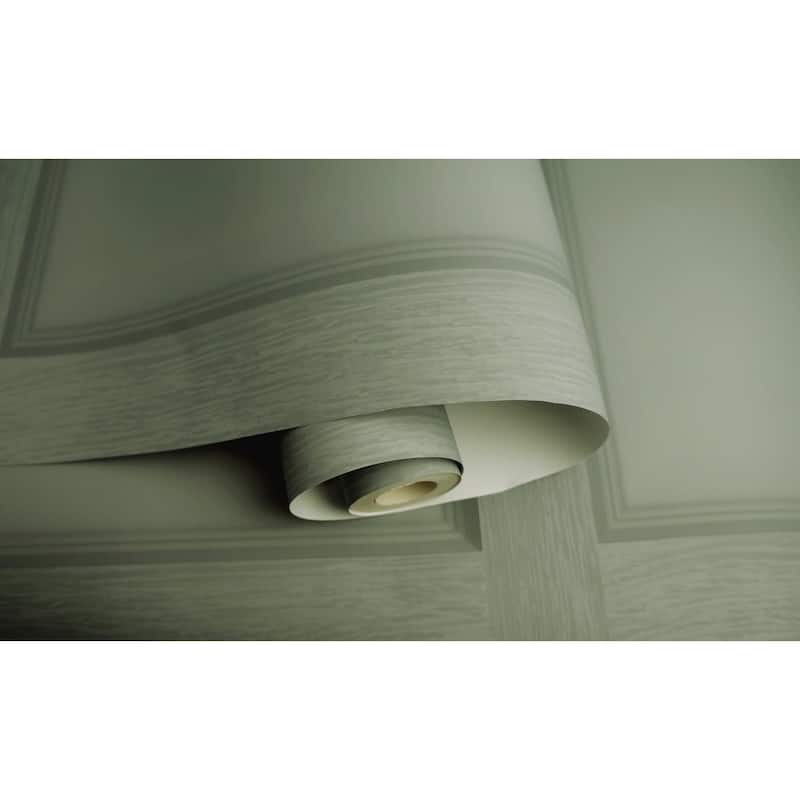 Modern Faux Wood Panel Non-Pasted Wallpaper - 396 in x 20.8 in