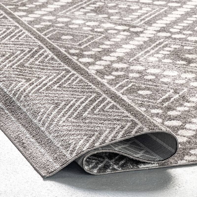 Nuloom Phyllis SpinClean Machine Washable Diamond Trellis Area Rug