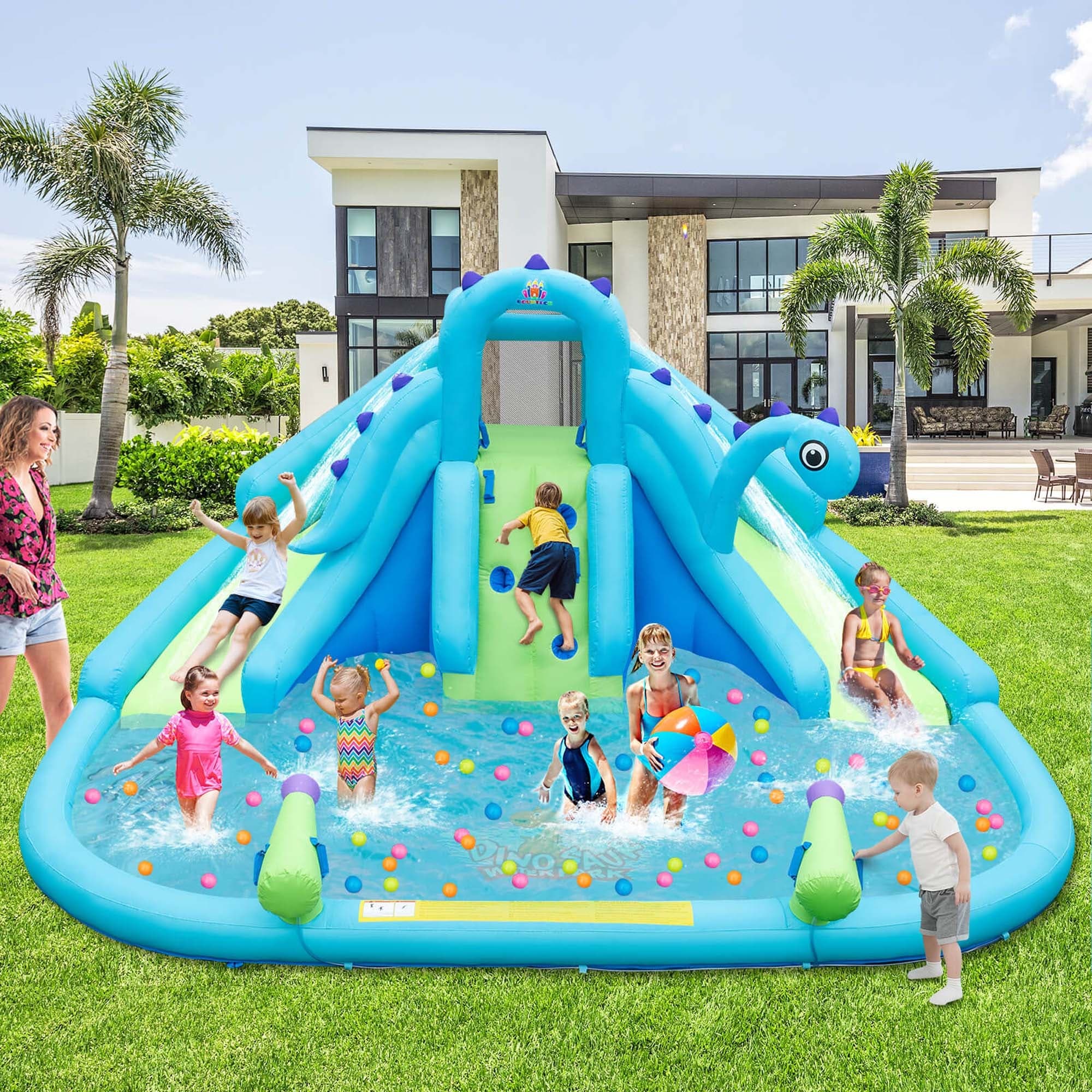 Blow Up Water Park Walmart Blow Up Water Slide Banzai Surf N