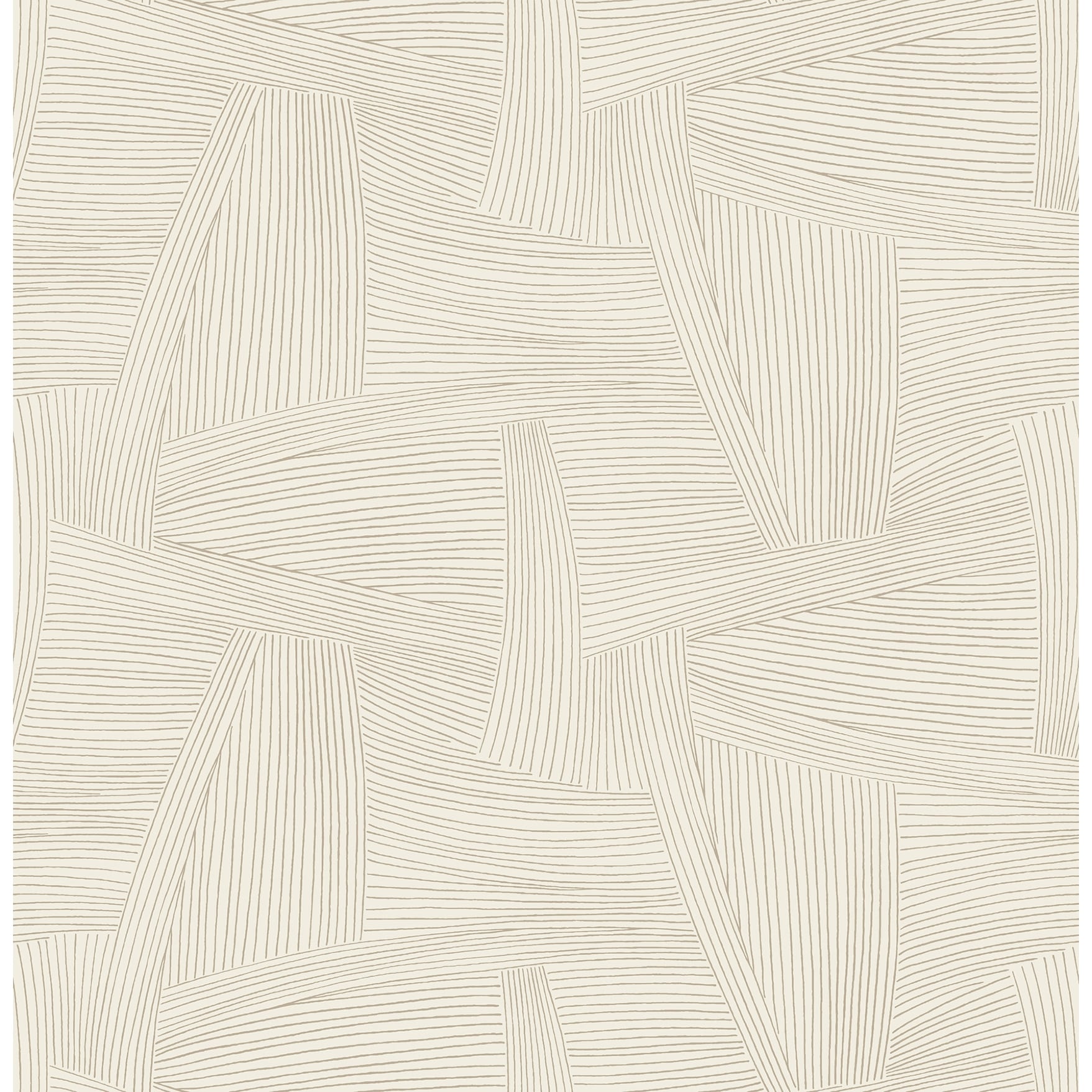 A-Street Prints Reid Light Brown Woven Geometric Wallpaper