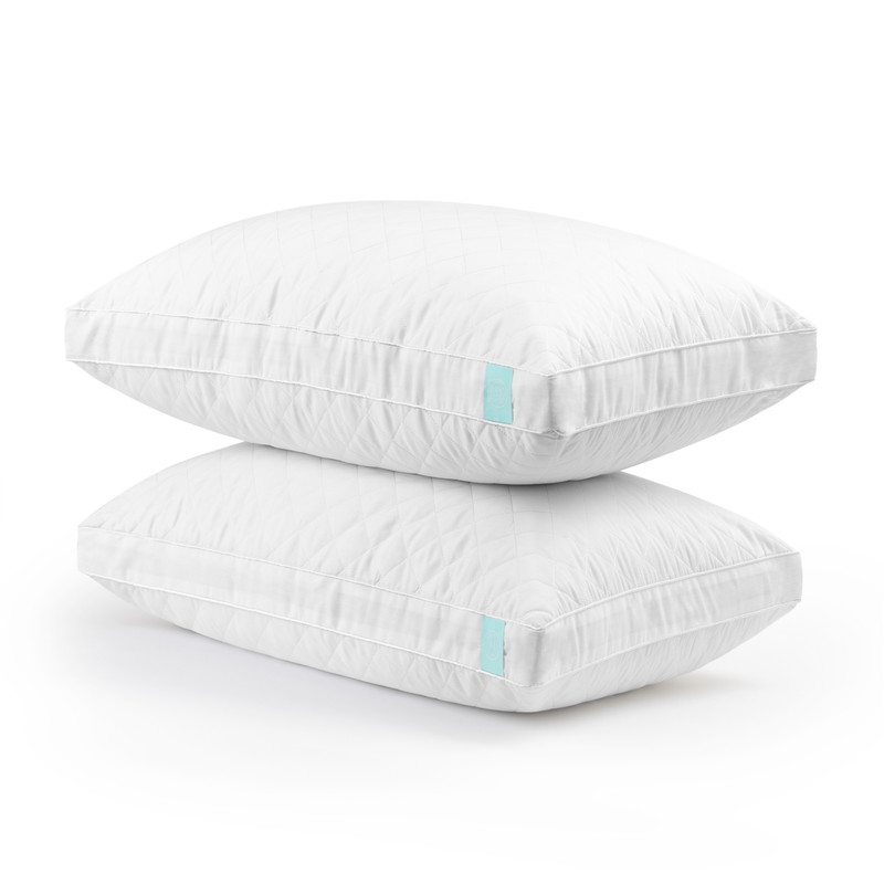 Martha Stewart Cotton Quilted Conforming Memory Foam Pillow Set of 2