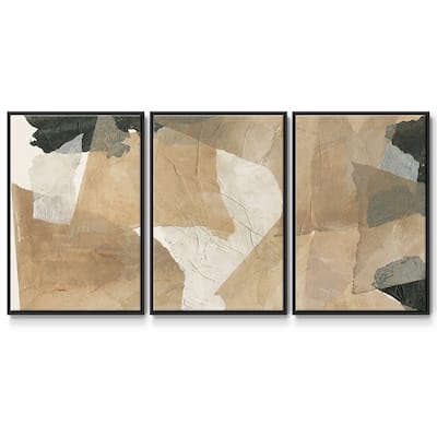 Paper Blur IV - Multi Piece Framed Canvas
