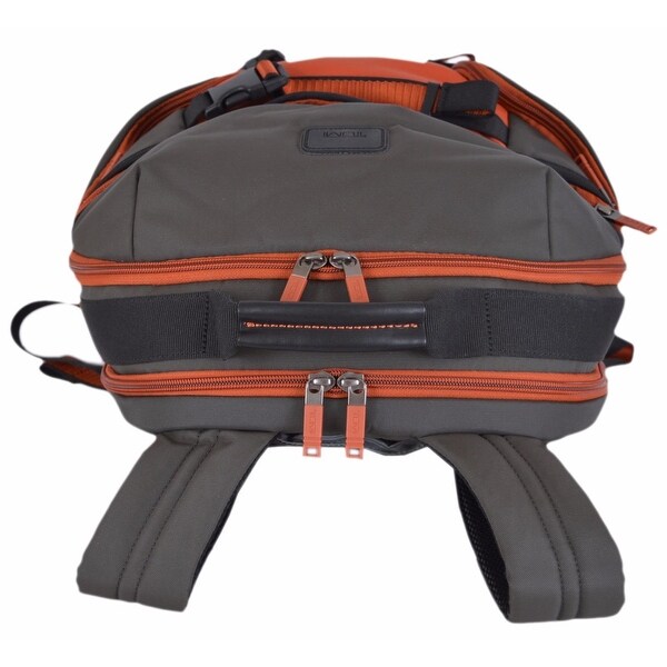tumi grey backpack