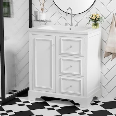 Merax 30-Inch bathroom vanity cabinet and Wall Mounted Bathroom Storage Cabinet