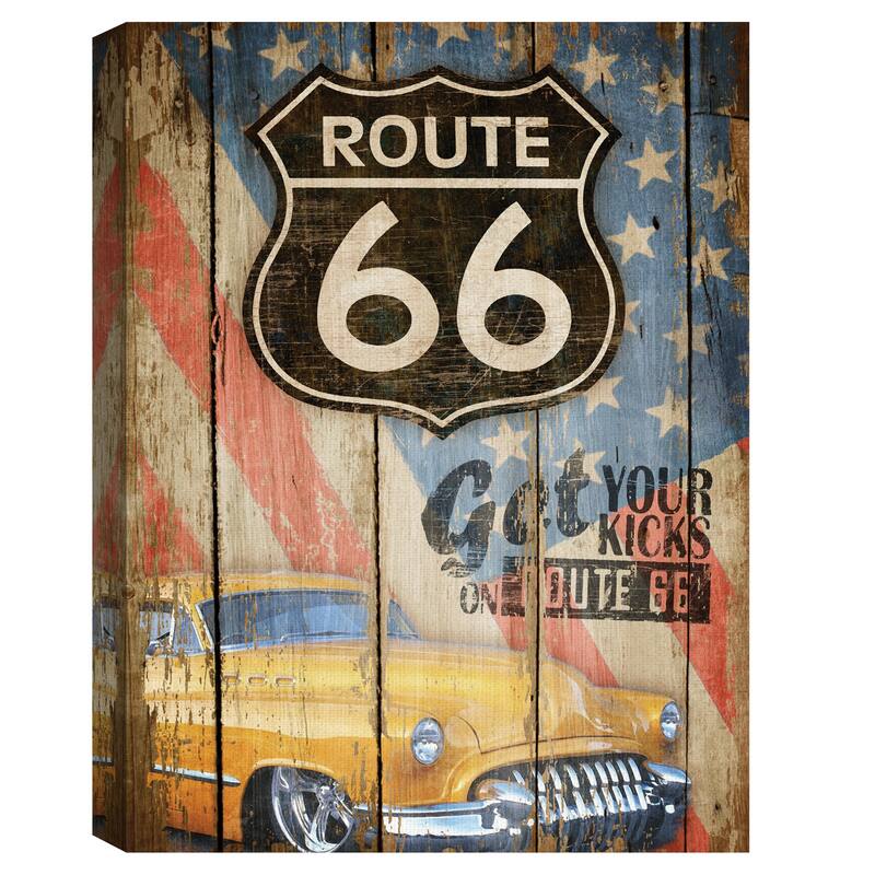 Get Your Kicks II Canvas Art Print