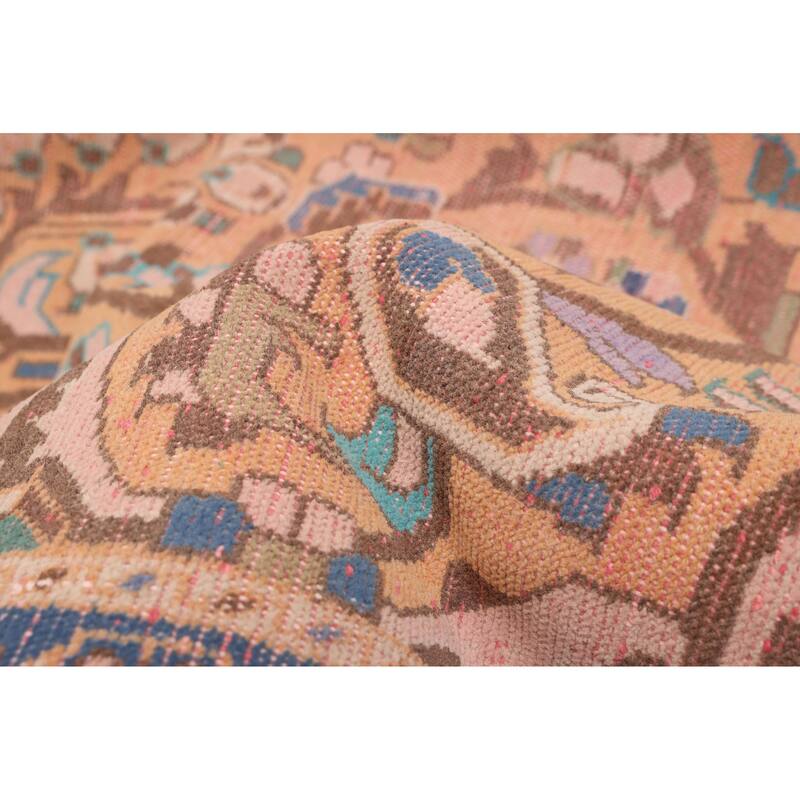 ECARPETGALLERY Hand-knotted Antalya Vintage Copper Wool Rug - 6'11 x 10'2