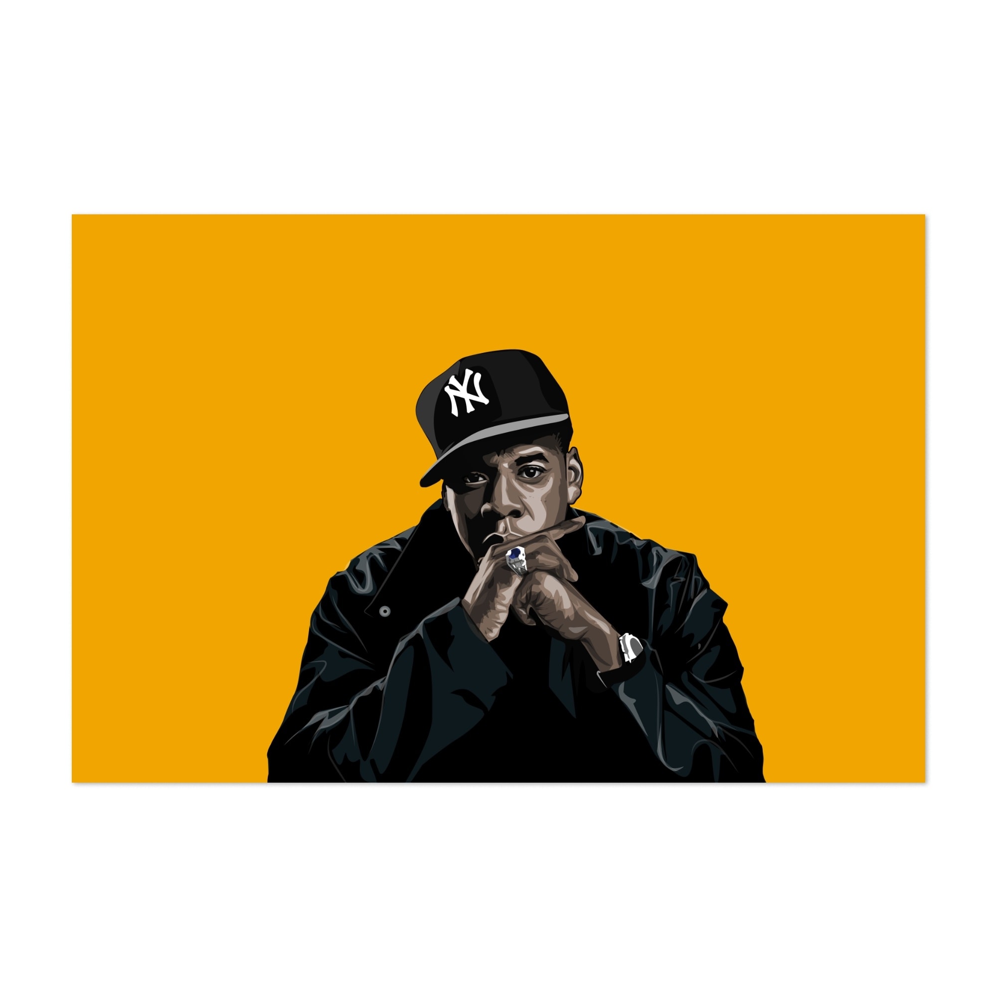 Jay Z Illustrations Beyonce Music Art Print/Poster - Bed Bath