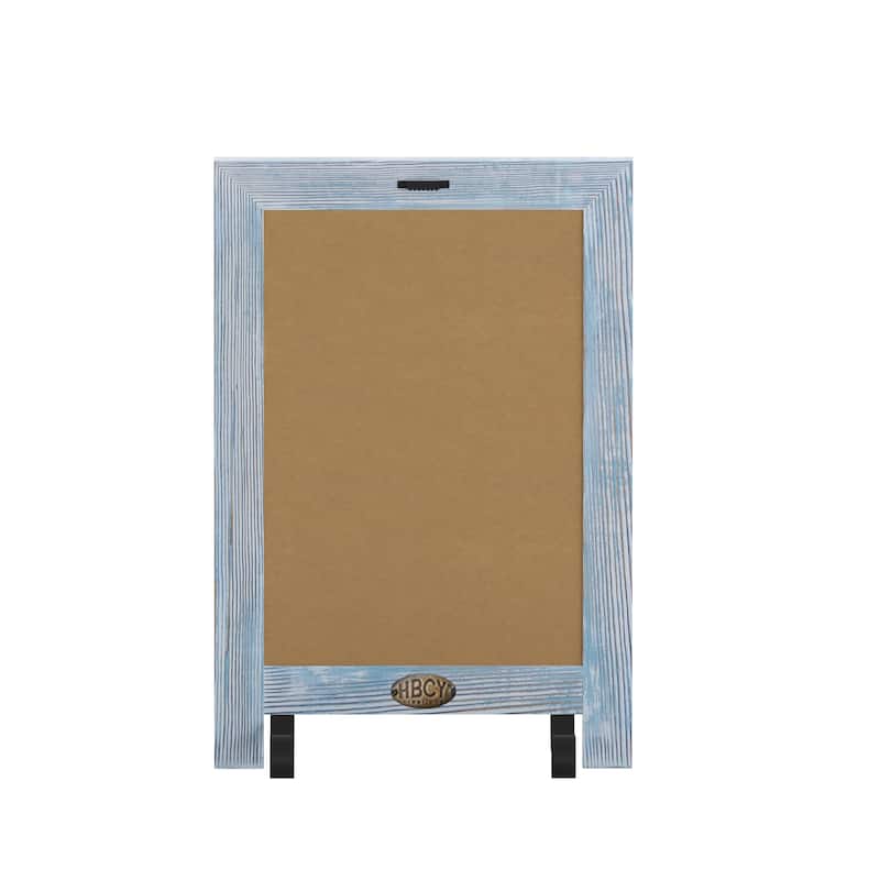 Freestanding Tabletop or Wall Mount Magnetic Chalkboard