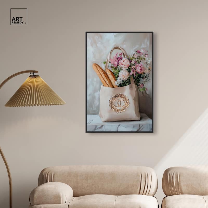Chic Carryall I Canvas by Art Remedy