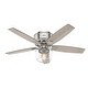 preview thumbnail 19 of 22, Hunter 52" Bennett Low Profile Ceiling Fan with Globe LED Light Kit and Handheld Remote