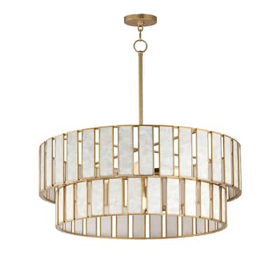 Maxim 12806 Miramar 6 Light 33" Wide Waterfall Chandelier