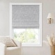 preview thumbnail 47 of 63, Madison Park Quincy Blackout Cordless Roman Shade 27x64" - Light Grey