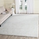 preview thumbnail 40 of 50, SAFAVIEH Handmade Ultimate Shag Ceren Rug 8' x 10' - Silver/Ivory - Rectangle
