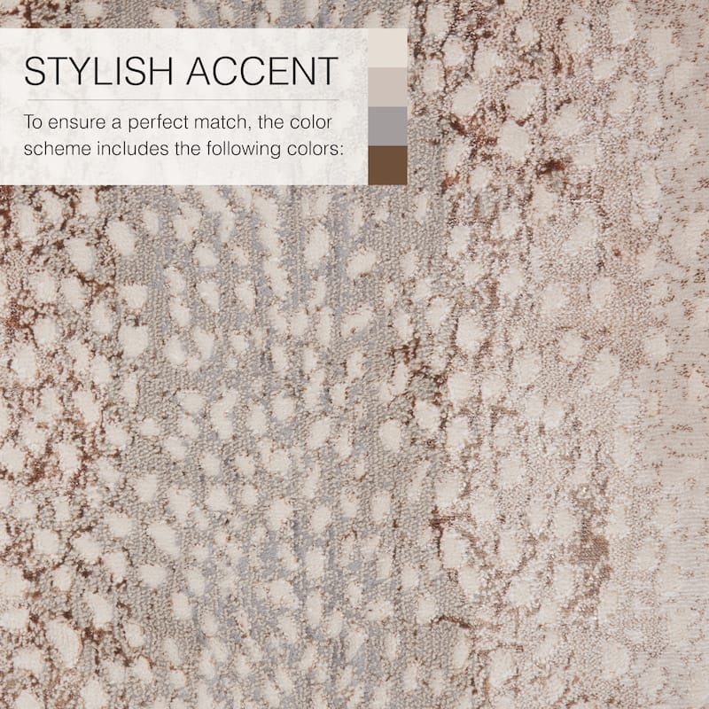 Silver Orchid Axis Animal Print Spotted Area Rug