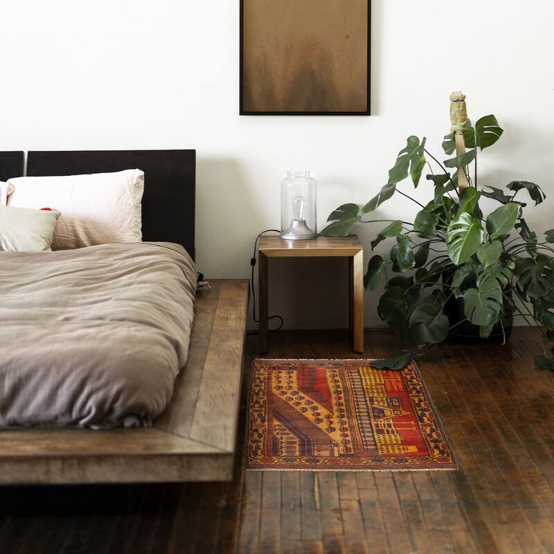 ECARPETGALLERY Hand-knotted Teimani Brown Wool Rug - 2'9 x 4'3