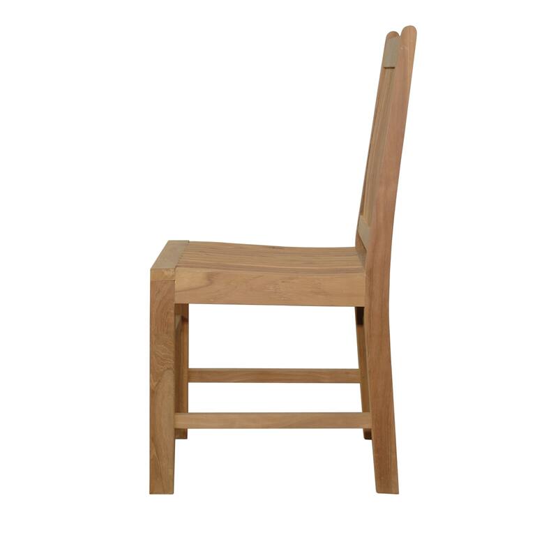 Teak Side Chair for Kitchen, Cafe, or Restaurant, Durable and Comfortable Seating - 20