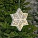 preview thumbnail 11 of 10, Set of 3 Hanging Christmas Lights- Snowflakes or Stars