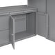 preview thumbnail 12 of 14, Wood Gray Twin High Loftbed Frame with Super Storage Space