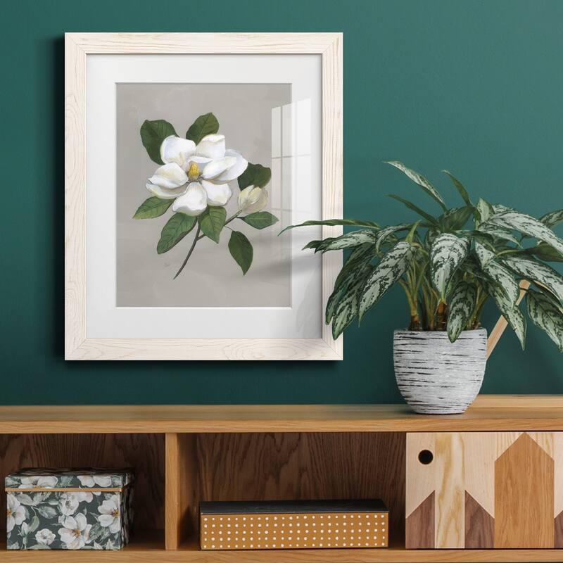 Botanical Magnolia-Premium Framed Print - Ready to Hang