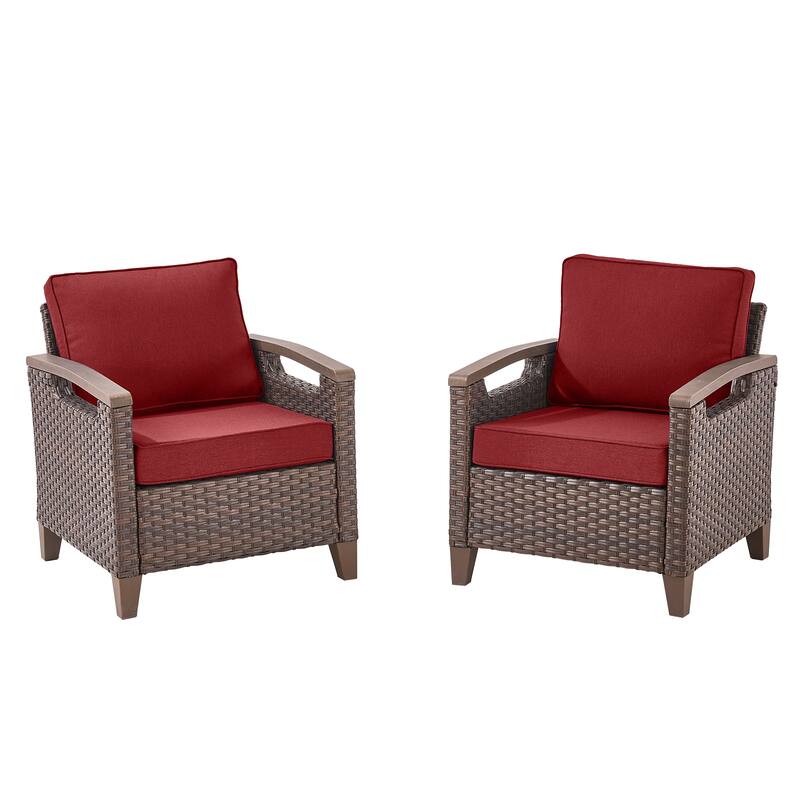 Pocassy Outdoor Club Chair with Cushion Set