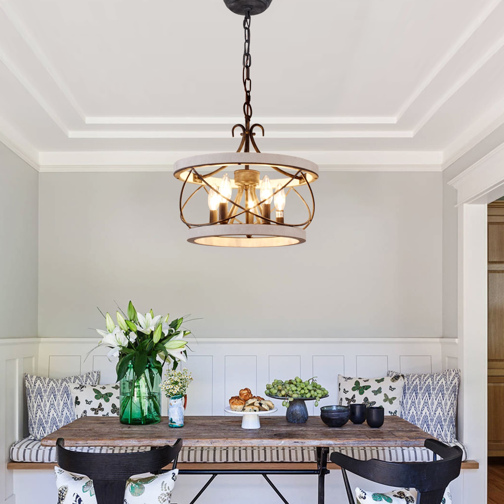 Home depot chandeliers hot sale for dining room