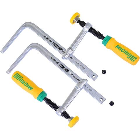 Microjig Matchfit Dovetail Clamps (2-Pack) - Silver