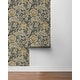 preview thumbnail 17 of 16, NextWall Acanthus Garden Floral Peel and Stick Wallpaper