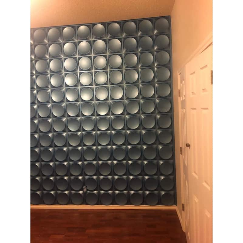 Art3d 3D Wall Panels PVC Moon Surface Design 3D Wall Decor (32 Sq.Ft)