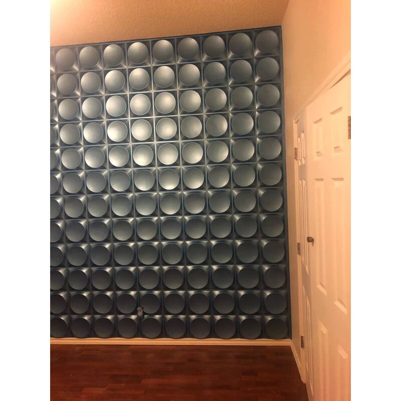 Art3d 3D Wall Panels PVC Moon Surface Design 3D Wall Decor (32 Sq.Ft ...