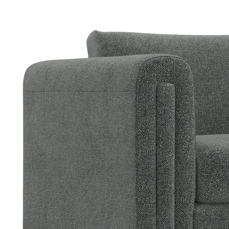 WYNDENHALL Drayton 61 inch Wide Contemporary Loveseat Sofa in Tightly Woven Performance Fabric -  61" W x 38" D x 30" H