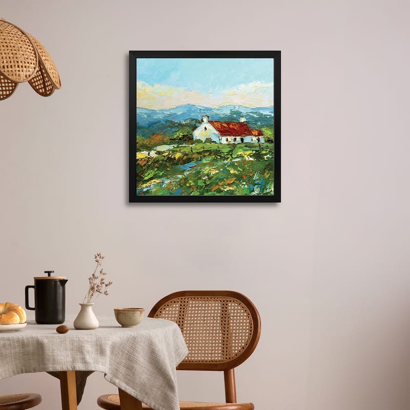 Irish Cottage Premium Framed Poster by Alexandra Jagoda