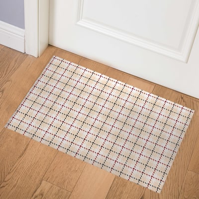 SACHA RED Indoor Floor Mat By Kavka Designs