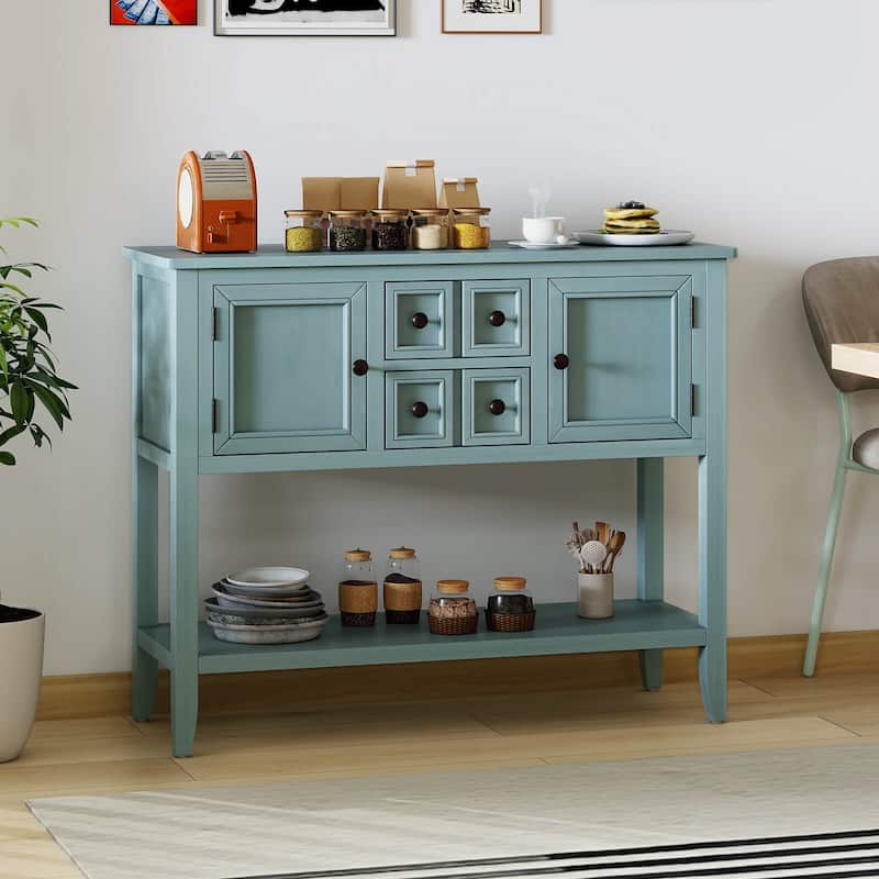 Costway Buffet Sideboard Cabinet Entryway Console Table with 2 Doors - See Details