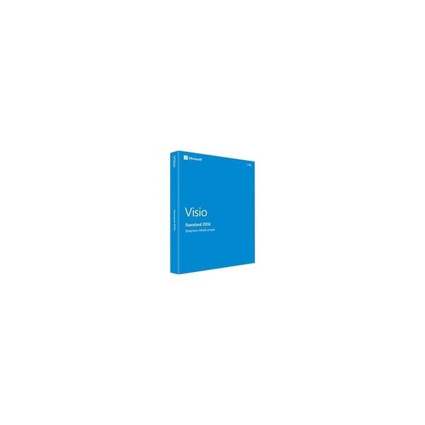 Shop Microsoft D86 Microsoft Visio 16 Standard Box Pack 1 Pc Designing Pc English Overstock