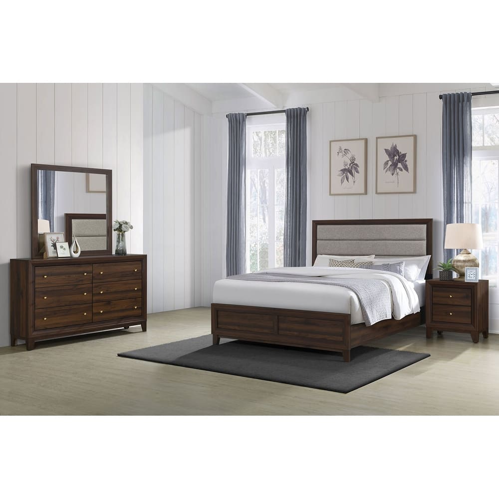 Welsley Bedroom Set Walnut