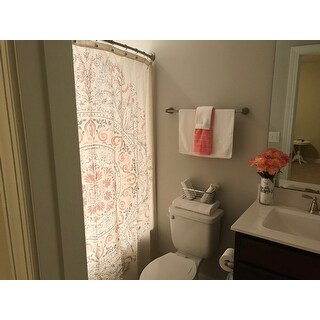 Shop Madison Park Evelyn Cotton Printed Shower Curtain