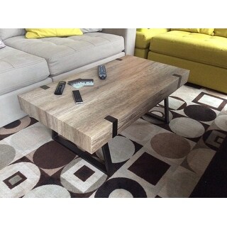 Abitha Faux Wood Coffee Table by Christopher Knight Home