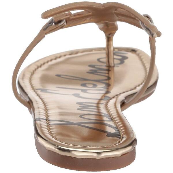 Shop Sam Edelman Women S Carter Flat Sandal Overstock 25559789