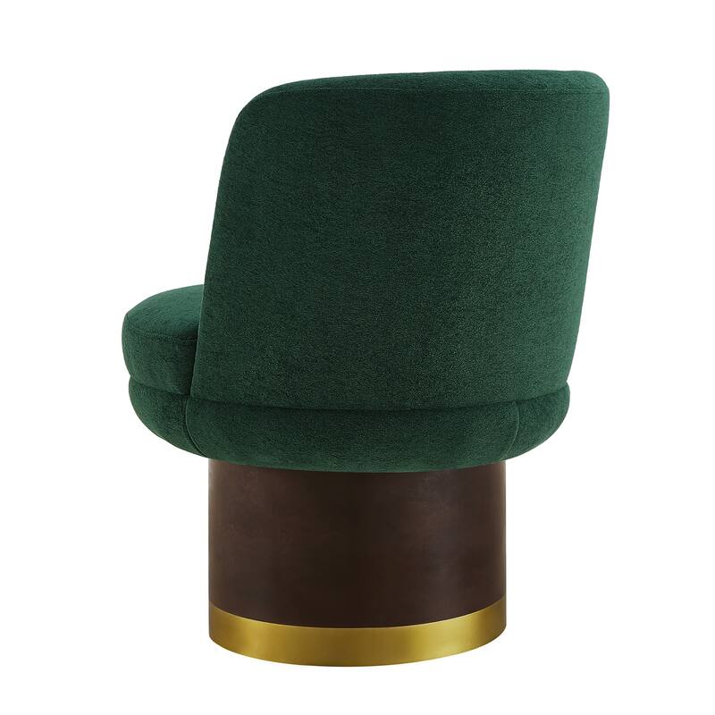 360°Swivel Accent Chair Round Swivel Chair Barrel Chair Upholstered Swivel Chair for Living Room, Bedroom or Apartment