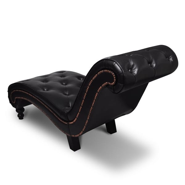Vidaxl Chaise Longue Brown Faux Leather Overstock 18505027 Indulge yourself and forget about your worries. vidaxl