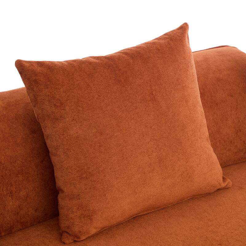 Christopher Knight Home - Linda Fabric Curved 126" Sectional Sofa