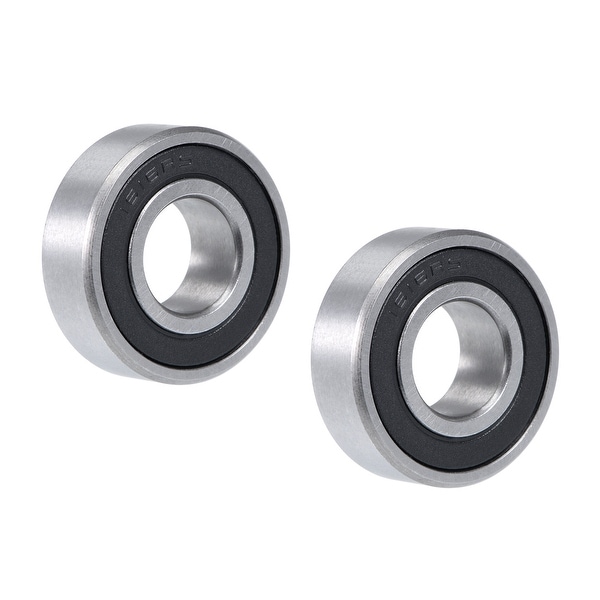 1616-2RS Deep Groove Ball Bearing 1/2"x1-1/8"x3/8" Sealed Chrome Bearings 2pcs - 2 Pack - 1616-2RS (1/2"x1-1/8"x3/8")